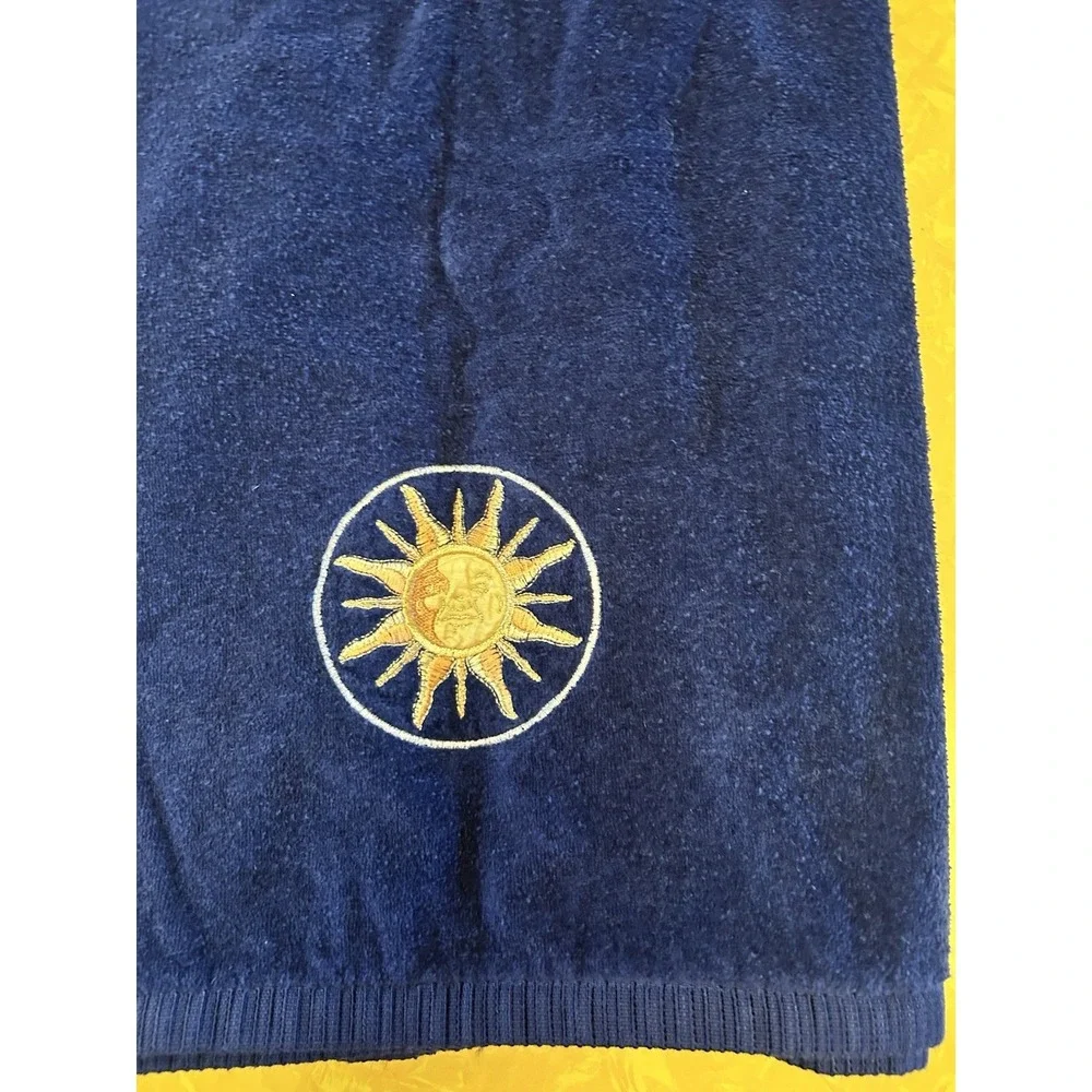 VTG 90s Celestial Four Piece Bathroom Towel Set Sun Moon Stars